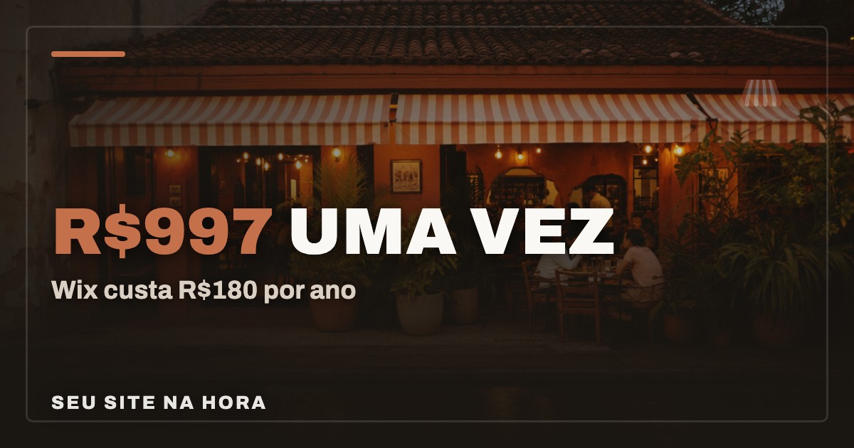Quanto custa um site para restaurante? Os quatro caminhos e o que cada um entrega