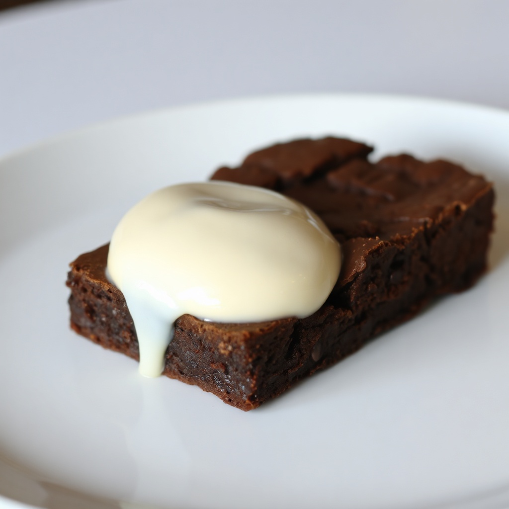 Brownie com Sorvete